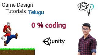 Game design Tutorials Telugu || Zero code ||Unity visual scripting Bolt