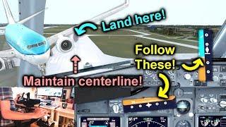 How To Manually Land an Airliner in Flight Simulator! [Prepar3D V4]