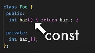 Const correctness in C++