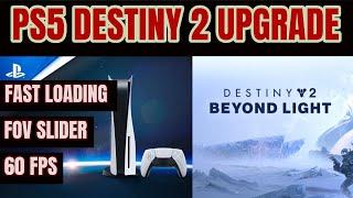 First Impressions Destiny 2 - PS5 NEW UPGRADES 60FPS/120 FPS Crucible/FOV SLIDER NEW PATCH 3.0.1