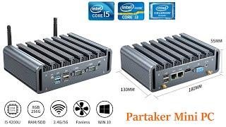 Unleashing Efficiency: Intel Celeron Fanless Mini PC | Versatile Connectivity & Silent Operation!