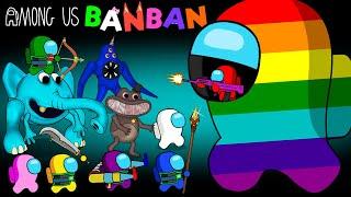 어몽어스 & Garten of Banban VS Giant Rainbow Among Us & Impostor | Funny story - Among Us Animation