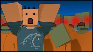 Unturned 3.0 Zombie Horde Mode - BLOOD EVERYWHERE! (Horde Map Funny Moments Gameplay)
