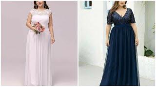 Latest plus size mother of the bride maxi dresses|| long dresses designs for party#shorts#