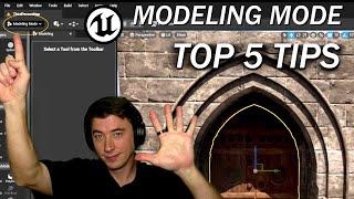 The Five Most Useful Features of Modeling Mode - Unreal Engine 5