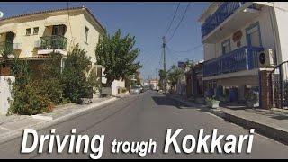 Driving through Kokkari, Samos