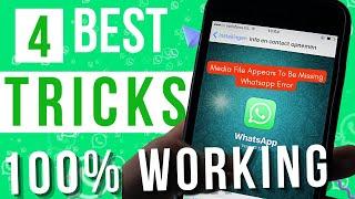 How To Fix Sorry, This Media File Appears To Be Missing Whatsapp || Download Failed Whatsapp  Error