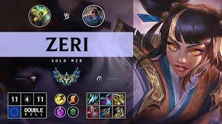 Zeri Mid vs Yasuo: Godlike - EUW Challenger Patch 14.15