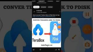 How to convert Terabox links to Pdisk links for free #pdisk