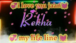 #rekha name status video #rekha whatsapp status video #rekha is my love #ravindra_ranjan