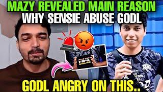 MAZY REVEALED MAIN REASON WHY SENSIE ABUSE GODL  | GODL ANGRY ON THIS. || #godlike #jonathan