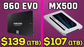 Samsung SSD 860 EVO vs Crucial MX500 - Comparison