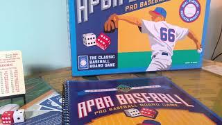 How to play  the APBA Basic Baseball Board Game