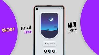 BEST NEW! MINIMAL THEME FOR ALL MIUI IN JULY 2022
