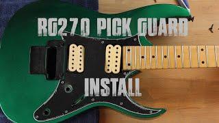 Ibanez Guitars RG270 Pick Guard Install