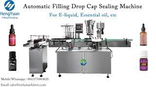 Automatic Filling Dropper Cap Sealing Machine Essential Oil Bottle Filler Capper