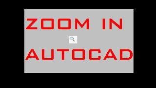 Zoom in Autocad With and Without Mouse | SIMPLE METHOD