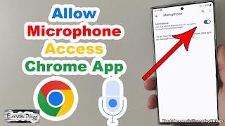 Quick Tutorial: Allowing Microphone Access on Chrome App for Smartphone