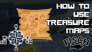 How to use treasure maps | Roblox Fisch