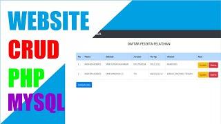 Website Simple CRUD dengan PHP dan MySQL