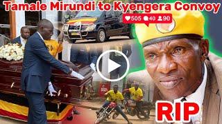 Happening Now, Convoy ya Tamale Mirundi mu kibuga wakati nga bamutwala E Kyengera mumaaka ge