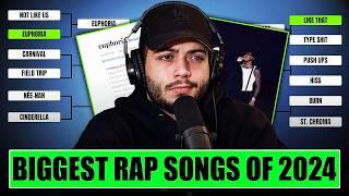 Biggest Rap Songs of 2024 Bracket