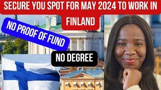 Don't Let This Opportunity Slip Away: Move to Finland with a Work Visa!