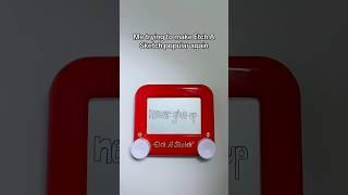 This is your sign to buy an Etch A Sketch  #etchasketch #art #neverbackdown #nevergiveup