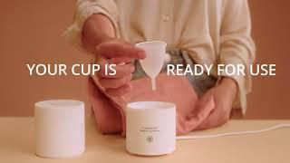Keep your cup clean with the Carmesi Menstrual Cup Sterilizer