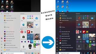 How to Schedule Dark Mode on Windows 10 | Automatically Switch between Dark and Light mode