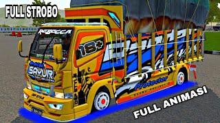 MOD BUSSID TRUCK CANTER FULL STROBO MEDIAFIRE NO PW FULL ANIMASI OLENG SUSPENSI ENAK BINGIT