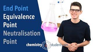 Titrations - Equivalence Point, End Point and Neutralisation Point (A-level Chemistry)