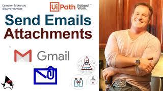 Send Email Attachments from Gmail with UiPath Tutorial