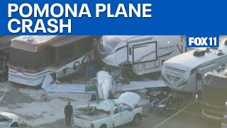 4 injured in plane crash at Pomona Dragstrip