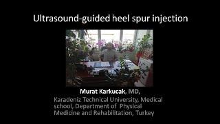 Ultrasound-guided heel spur injection, by Prof Murat Karkucak MD
