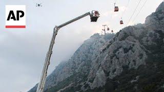 Cable car accident in Turkey leaves 1 dead, 7 injured