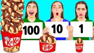 100 Layers of Food Challenge | Funny Kitchen War by TeenChallenge