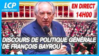 Déclaration de politique générale : la feuille de route de François Bayrou - 14/01/2025