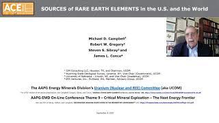 Sources of Rare Earth Elements in the U S  and the World