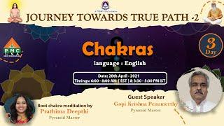 JTTP-2 | Day - 3 | Chakras by Gopi Penumerthy #PSSM #pmc-multilingual