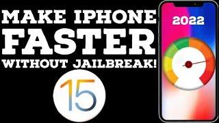 How to make iPhone faster without jailbreak | One click solution | Make iPhone faster 2022