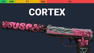 USP-S Cortex - Skin Float And Wear Preview