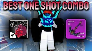 Sanguine Art + Rumble + Shark Anchor = Best One Shot Combo Update 23 (Blox Fruits)