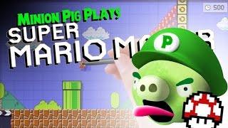 Minion Pig Plays - Super Mario Maker