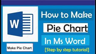 How to Make Pie Chart in Word 2021