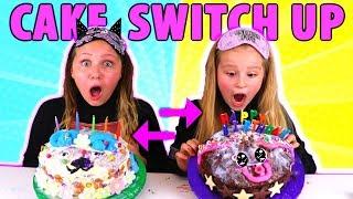 MYSTERY BOX BIRTHDAY CAKE SWITCH UP CHALLENGE!!