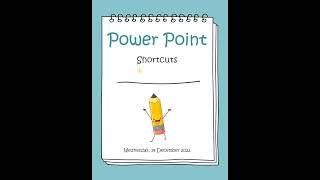 Power Point in Slides Shortcuts || Power Point Tricks || #powerpoint