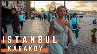 Istanbul Turkey 2021| Karaköy Neighborhood 4K Walking Tour | The Most Attractive Places In Turkey