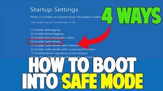 How To Boot Windows 10 into Safe Mode - 4 EASY WAYS