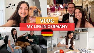 MY LIFE IN GERMANY VLOG  Shopping, Sightseeing, GRWM & Concert Backstage  Meet my Husband & Dog!